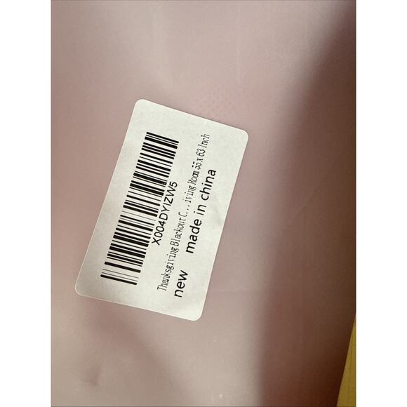 Fall Curtains Pumpkin Autumn Leaves Gnomes Thanksgiving Decorations 55” AM8 - Picture 4 of 4